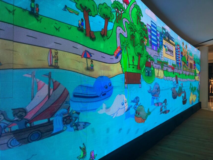 Beiramar Shopping promove ação com realidade aumentada