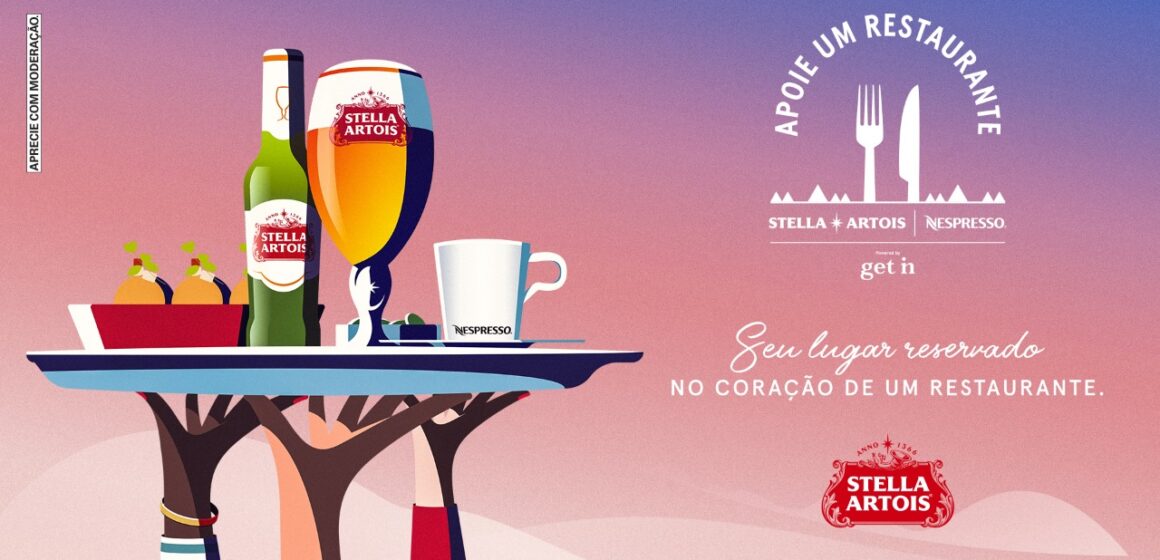 Stella Artois anuncia a volta do movimento “Apoie um Restaurante”