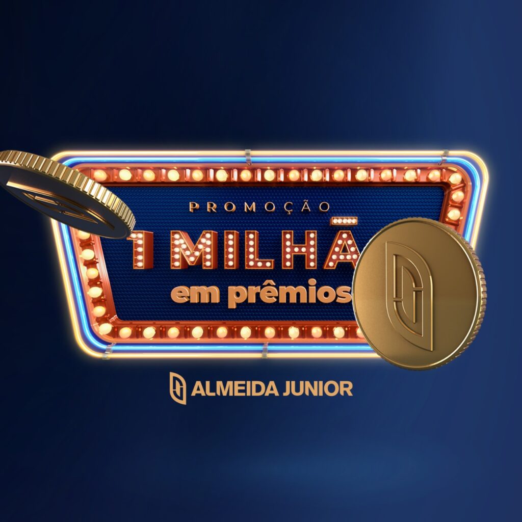 Com mais de R$1 milhão em prêmios, Almeida Junior lança campanha “Promo do Milhão”. Divulgação