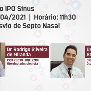 Hospital IPO promove live sobre Desvio de Septo Nasal