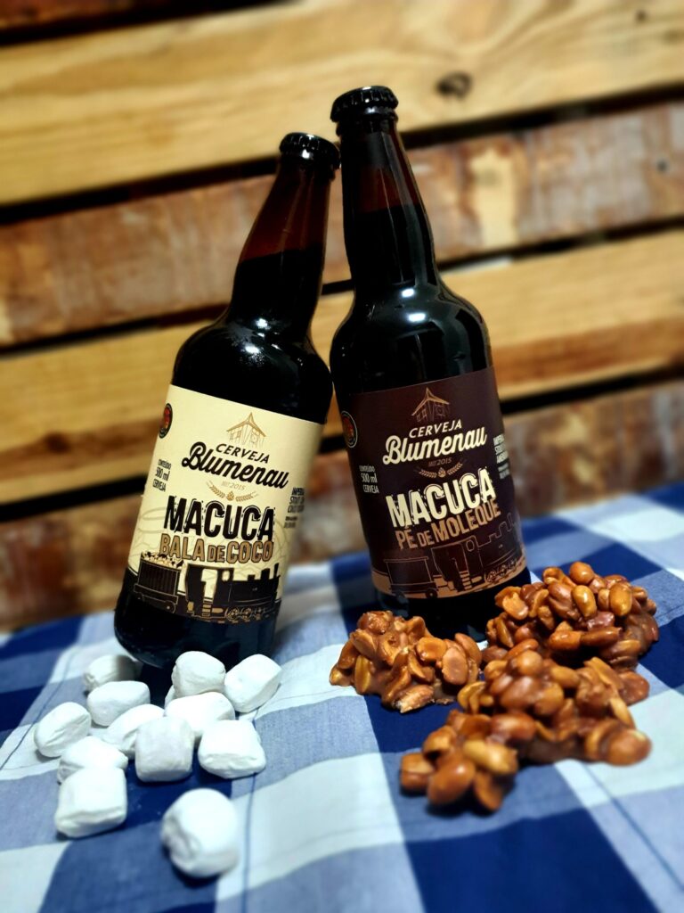 Cerveja Blumenau apresenta edições limitadas de cervejas com coco e amendoim. Divulgação