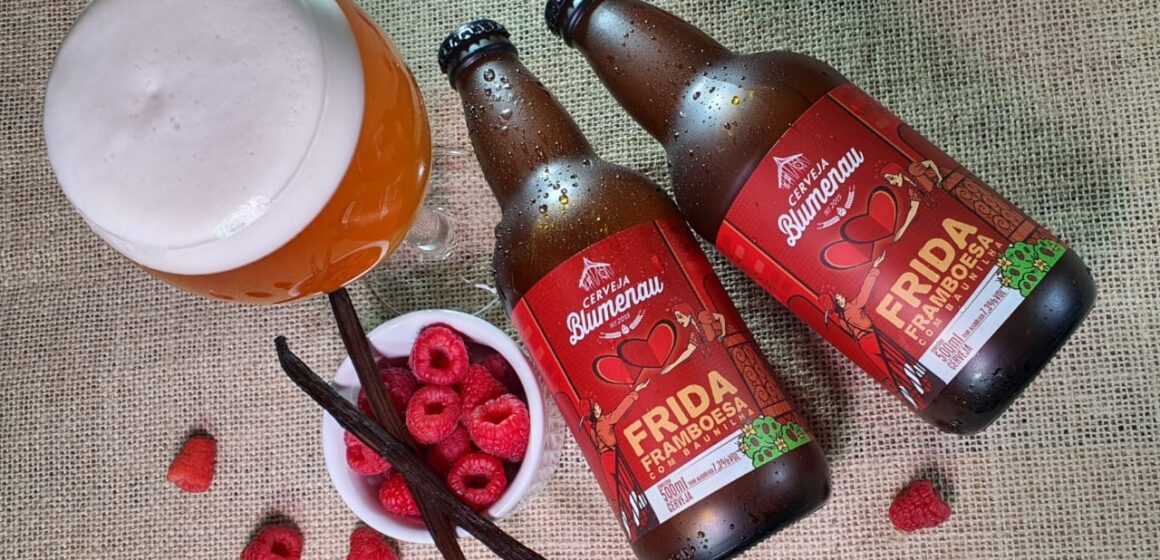 Baunilha e framboesa: edição especial da Frida Blonde Ale celebra o amor