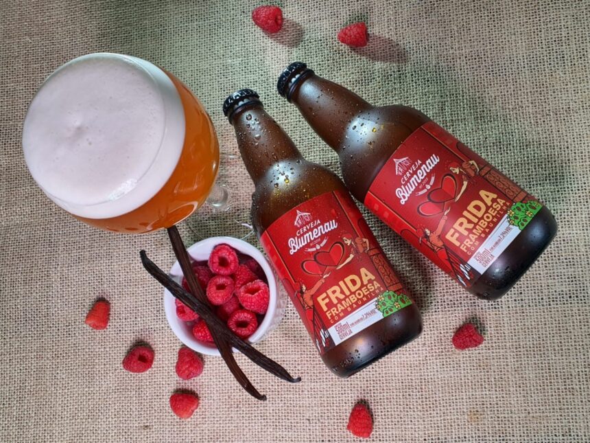 Baunilha e framboesa: edição especial da Frida Blonde Ale celebra o amor