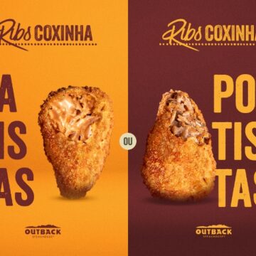 Campanha do Outback questiona: qual é o melhor jeito para comer coxinha?