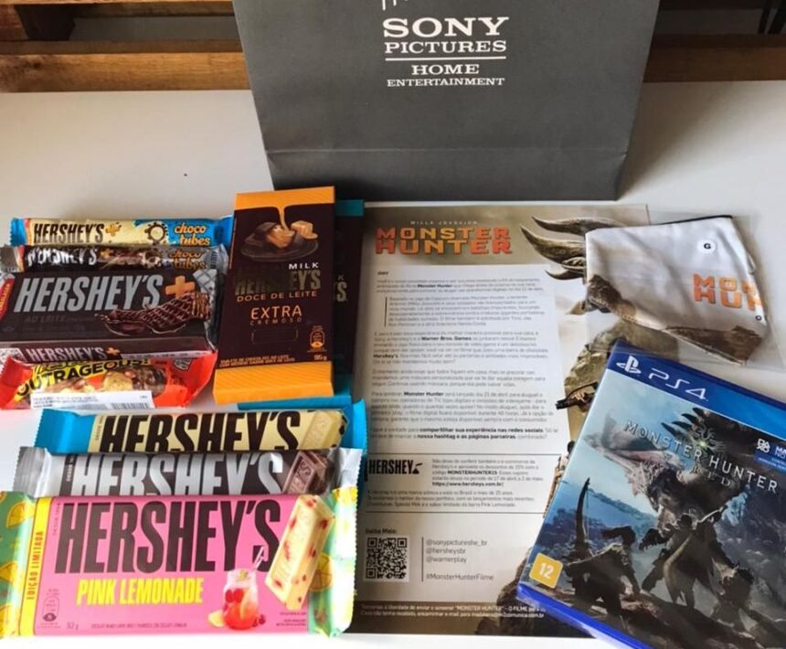 Lançamento do filme Monster Hunter une Sony Pictures Home Entertainment, Capcom, Hershey ‘s e Warner Games