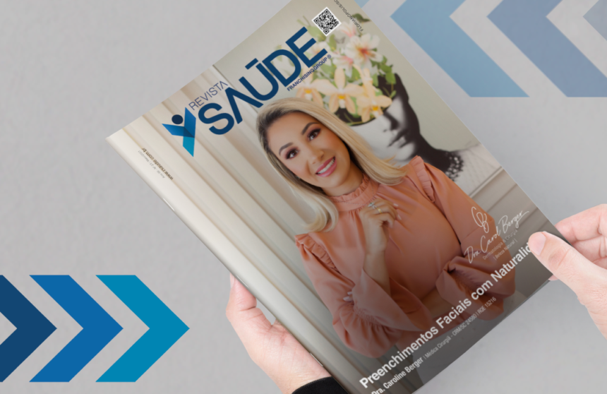 Cirurgiã catarinense Carol Berger é capa da revista Saúde