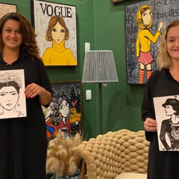 Collab da artista plástica Adri Volpi e Claire Juliani será lançada no Plaza Boulevard Itapema