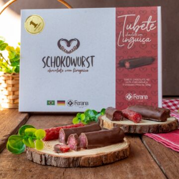 Ferana Chocolates apresenta o primeiro chocolate com linguiça do mundo!