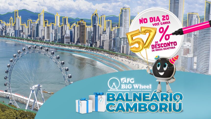 57 anos e 57% de desconto na FG BIG WHEEL