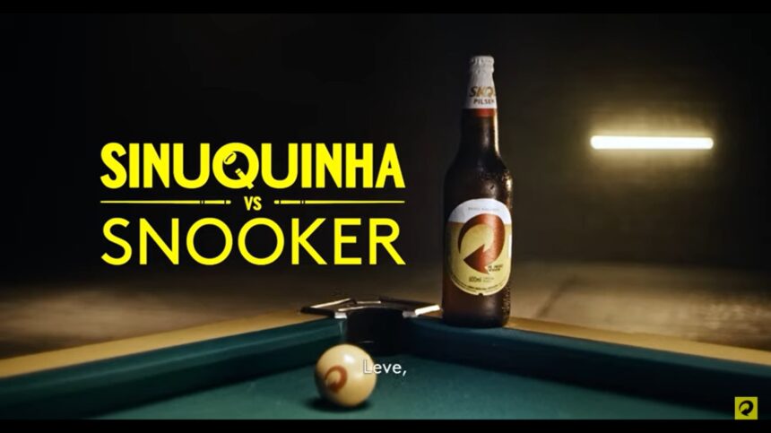 Skol lança o desafio Sinuquinha versus Snooker com Baianinho de Mauá