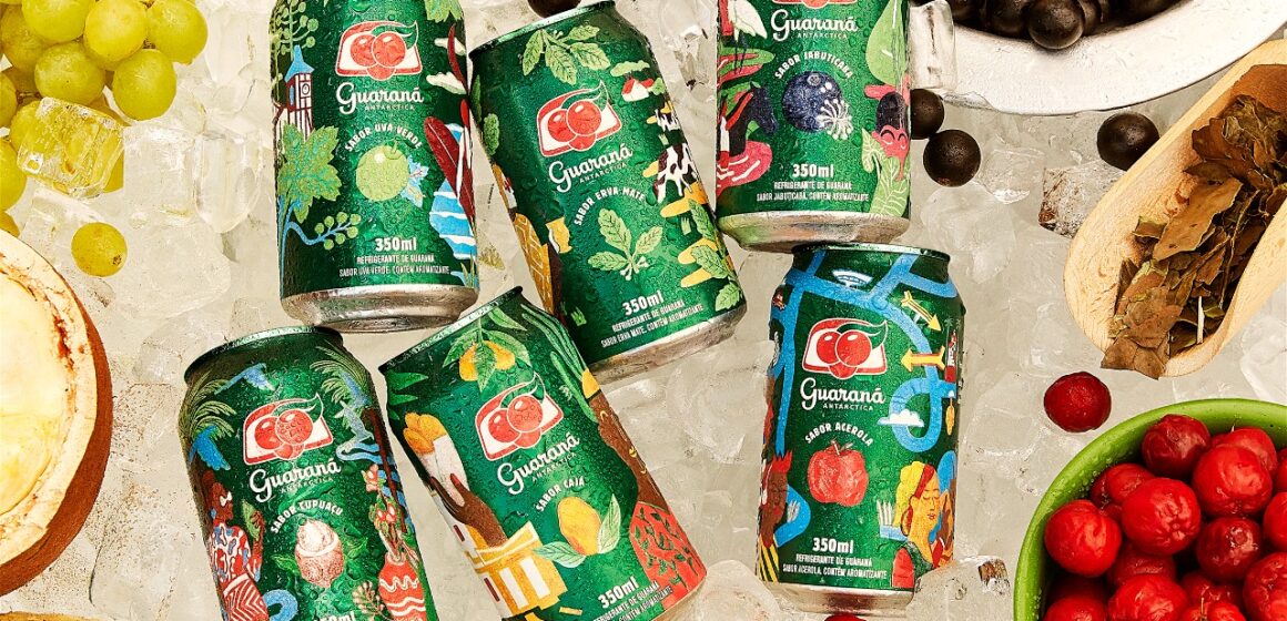 Guaraná Antarctica lança sabores especiais para celebrar 100 anos da marca