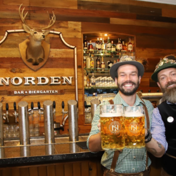 Cultura e gastronomia alemãs se encontram no Norden Bar & Biergarten