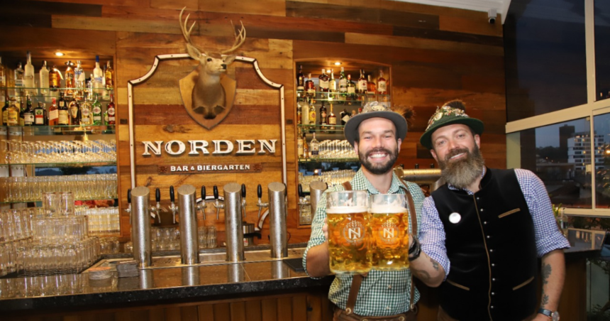 Cultura e gastronomia alemãs se encontram no Norden Bar & Biergarten