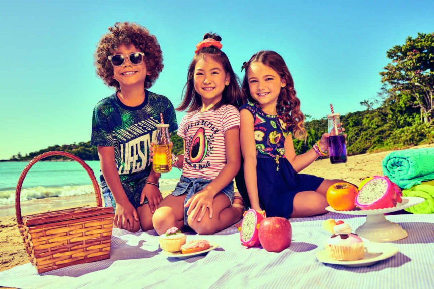 Tecidos mais indicados para as crianças usarem no Verão