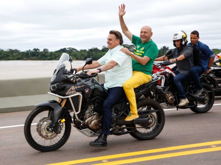 Luciano Hang participará de motocarreata em São Paulo e Joinville, junto com presidente Bolsonaro