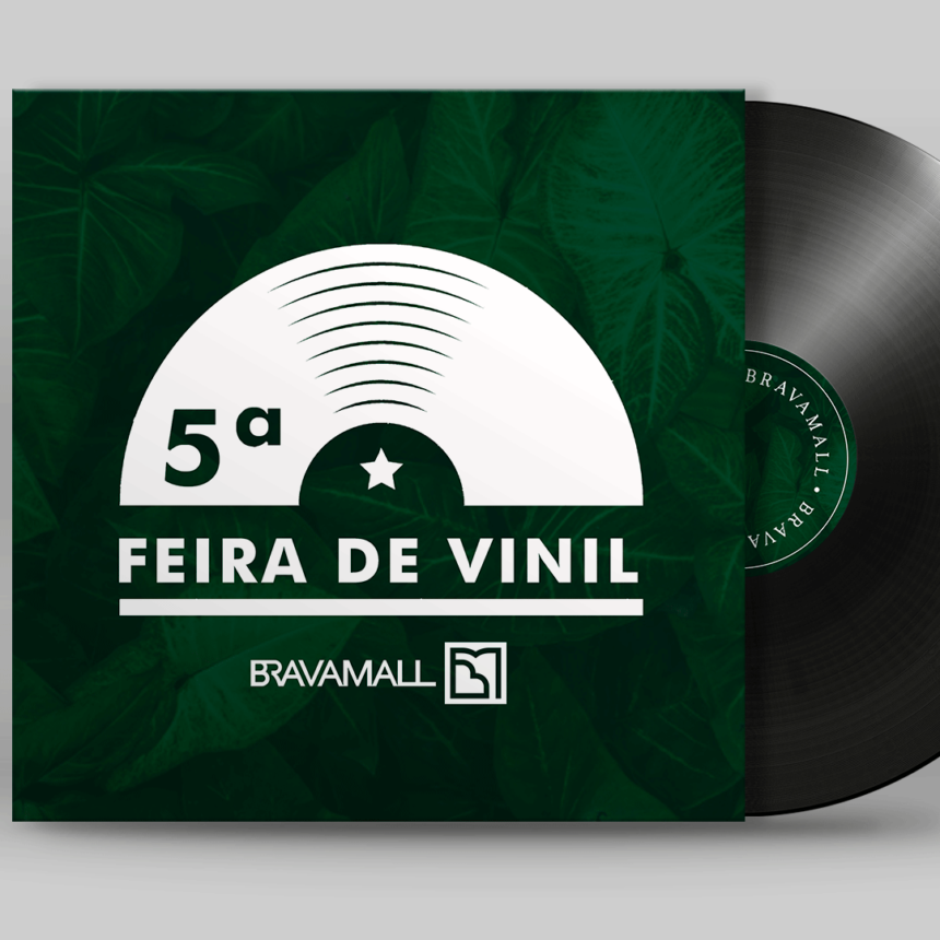 Colecionadores e amantes da boa música se encontram na 5ª Feira de Vinil Bravamall, na Praia Brava