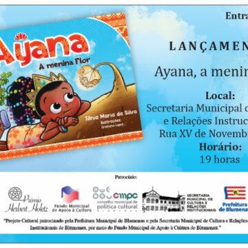 Escritora Tânia Maria da Silva fará noite de autógrafos do livro “Ayana, a Menina Flor”
