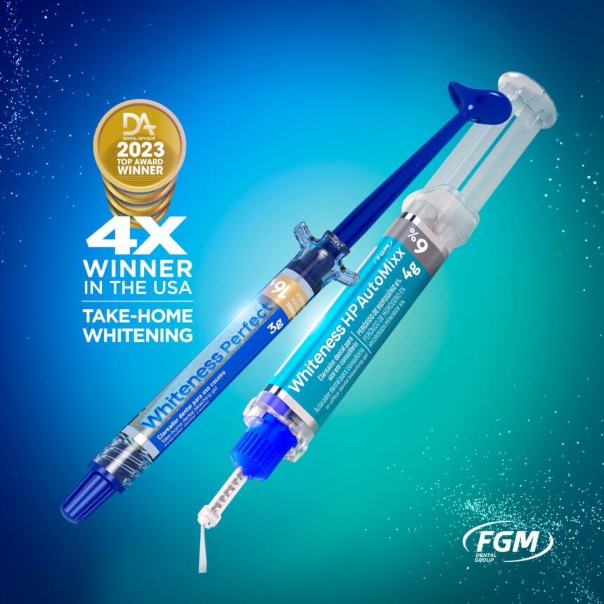 FGM inova e lança novo produto na linha de clareadores dentais Whiteness FGM inova e lança novo produto na linha de clareadores dentais Whiteness