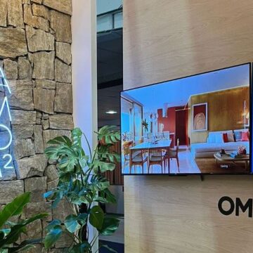 Profissionais da OM Arquitetura e Design assinam espaço de imobiliária na The Ocean Race