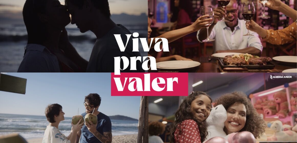 Almeida Junior promove experiências que convidam o público a “viver pra valer”