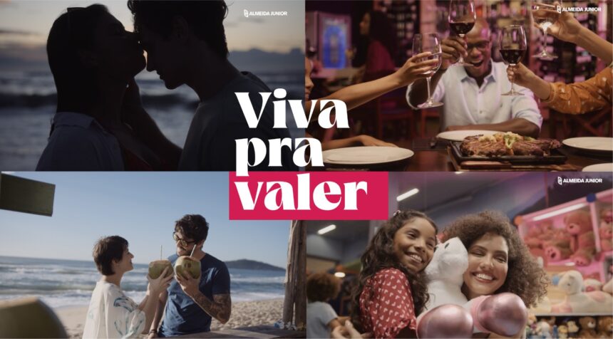 Almeida Junior promove experiências que convidam o público a “viver pra valer”