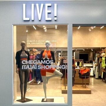 Chegada da Live! reforça mix do segmento fitness e esportivo no Itajaí Shopping
