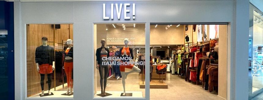 Chegada da Live! reforça mix do segmento fitness e esportivo no Itajaí Shopping Chegada da Live! reforça mix do segmento fitness e esportivo no Itajaí Shopping