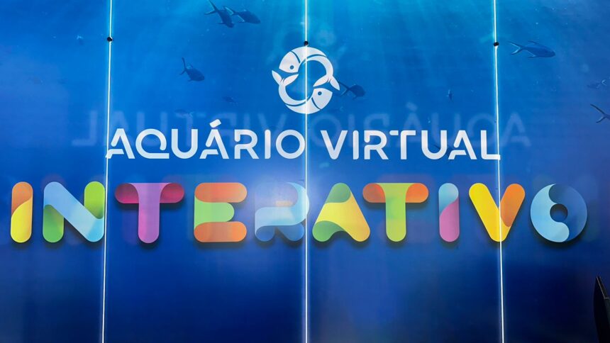 Desenhos ganham vida no novo Aquário Virtual Interativo em Balneário