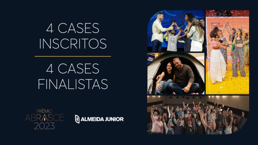 Grupo Almeida Junior é finalista de Prêmio Abrasce 2023 Grupo Almeida Junior é finalista de Prêmio Abrasce 2023