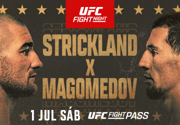 Brasileiros são destaque no UFC Fight Night: Strickland x Magomedov, que o UFC Fight Pass exibe neste sábado (01)