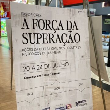 Enchentes históricas em Blumenau são tema de exposição fotográfica no Norte Shopping Enchentes históricas em Blumenau são tema de exposição fotográfica no Norte Shopping