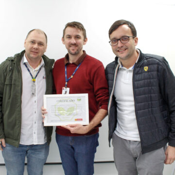 Incofios recebe Selo Verde de Indaial por ações de sustentabilidade Incofios recebe Selo Verde de Indaial por ações de sustentabilidade