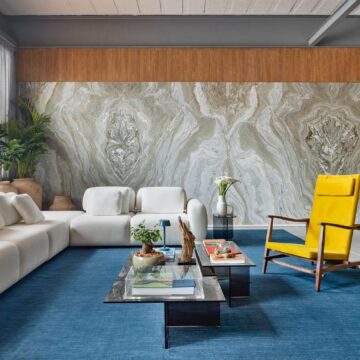 Sala de banho para relaxar: influências modernistas repaginadas em uma consciência minimalista Sala de banho para relaxar: influências modernistas repaginadas em uma consciência minimalista