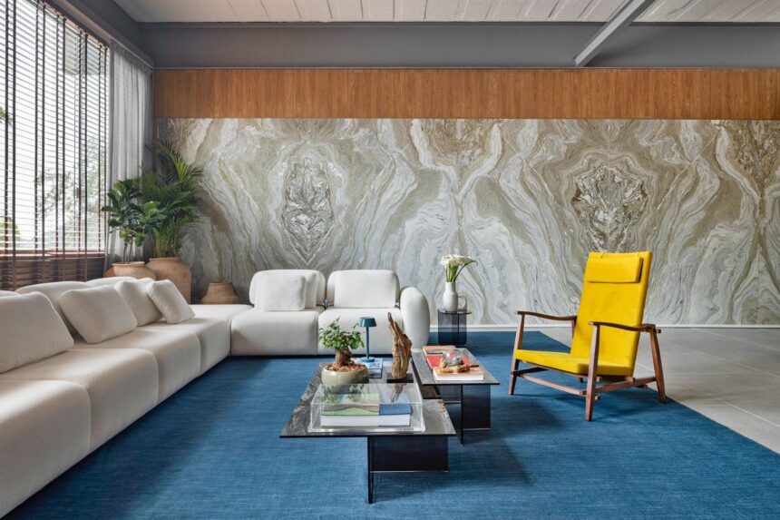 Sala de banho para relaxar: influências modernistas repaginadas em uma consciência minimalista