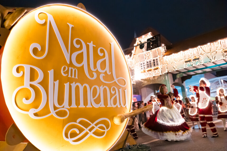 Saiba como foi a abertura do Natal em Blumenau