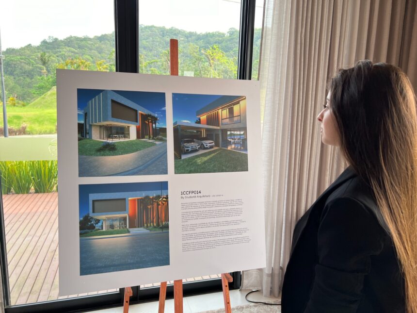 Colinas de Camboriú Village recebe exposição de projetos arquitetônicos
