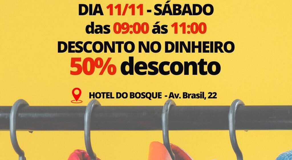 Neste sábado tem bazar solidário em BC