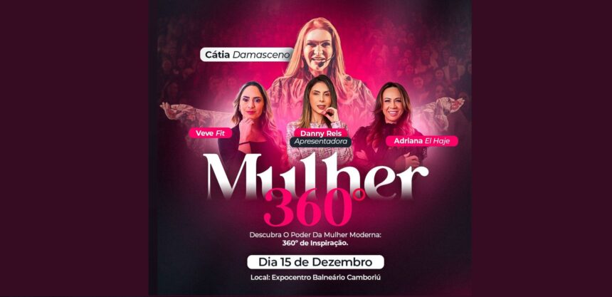 Palestra com a sexóloga CÁTIA DAMASCENO acontece nesta sexta