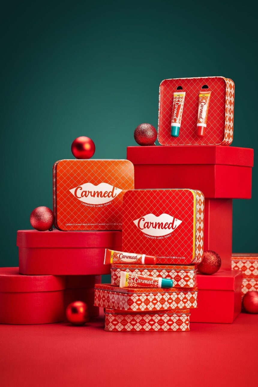 Sucesso em hidratante labial, Carmed lança linha especial de Natal