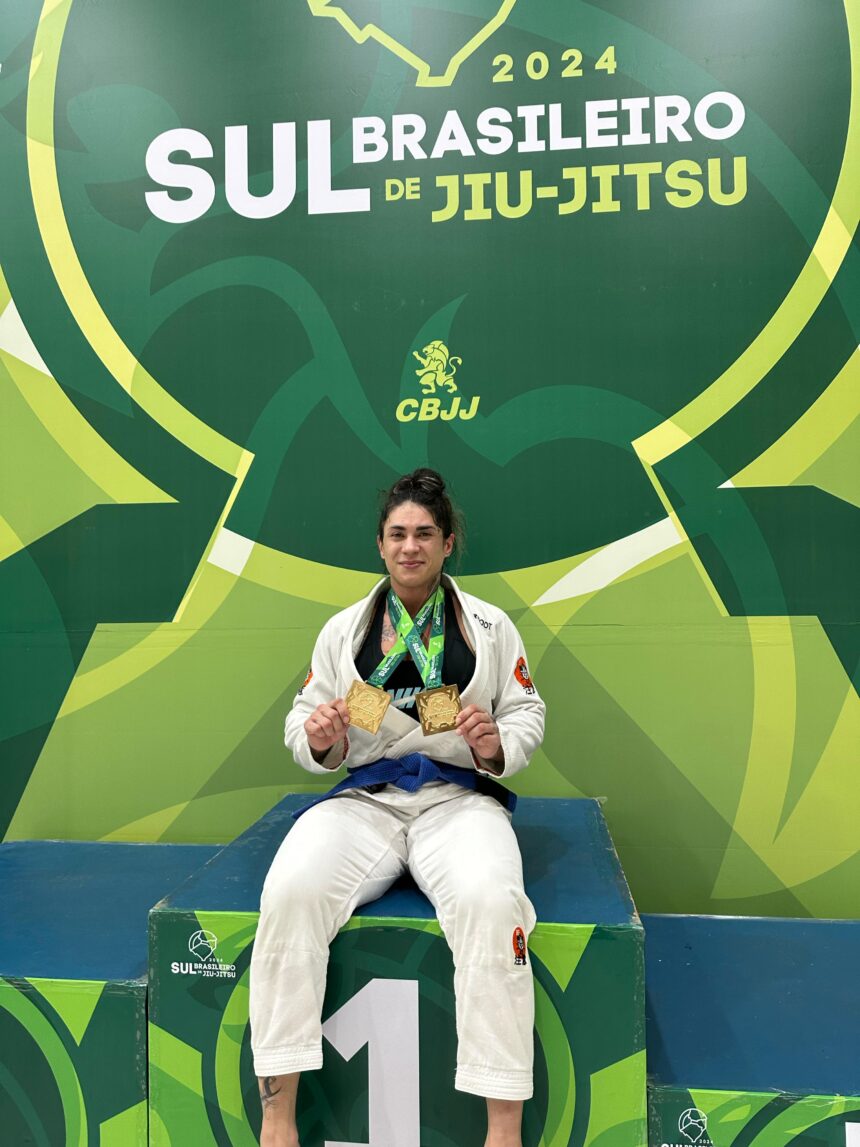 Atleta catarinense conquista medalha de ouro em Campeonato Sul Brasileiro de Jiu-jitsu