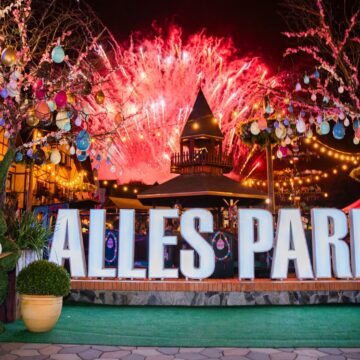 Com shows e fogos de artifício, Alles Park inaugura nova área com sete atrativos