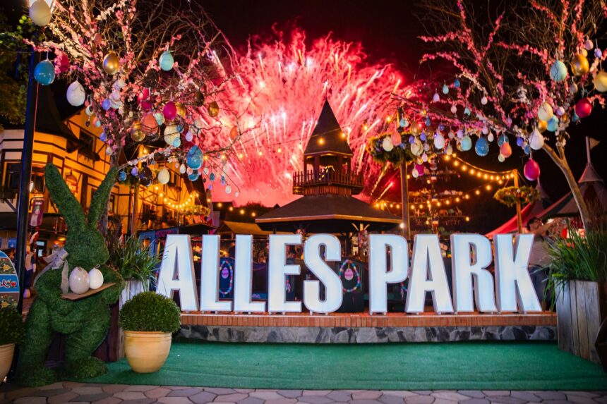 Com shows e fogos de artifício, Alles Park inaugura nova área com sete atrativos
