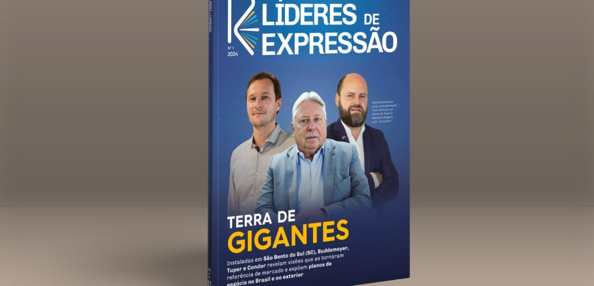 Editora Expressão lança revista que irá destacar as grandes lideranças empresariais de SC