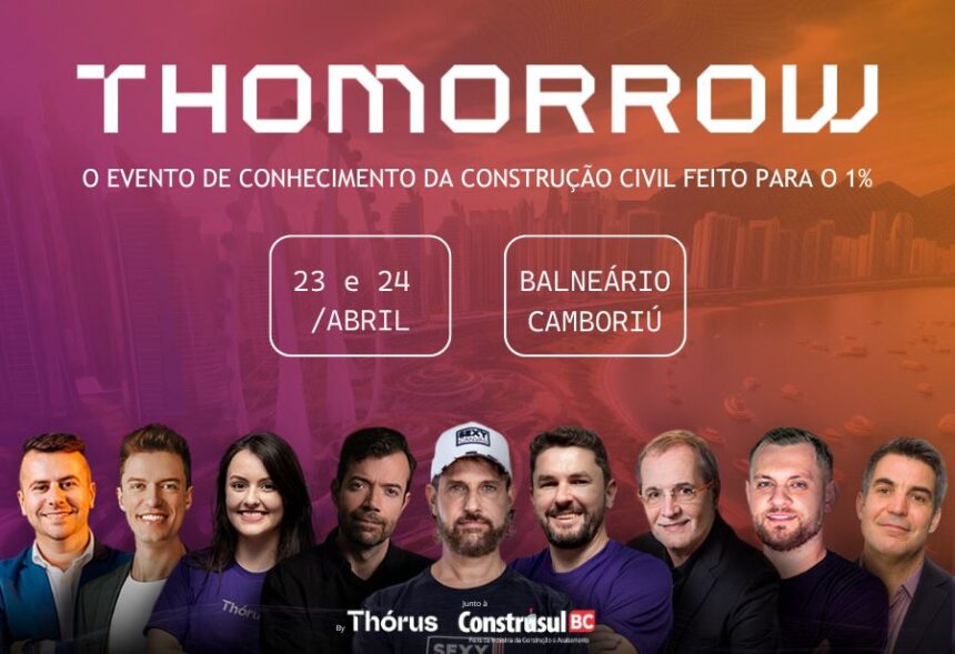 Maiores nomes da inovação e marketing estarão em Balneário Camboriú para dois dias de imersão no futuro da construção civil