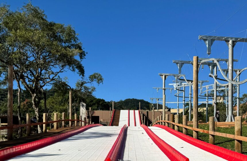 Tubing, com descida de mais de 100 metros, é nova atração confirmada de parque de Pomerode