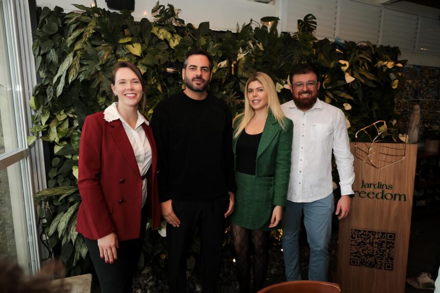 Jardins Freedom promove almoço para arquitetos e designers em BC
