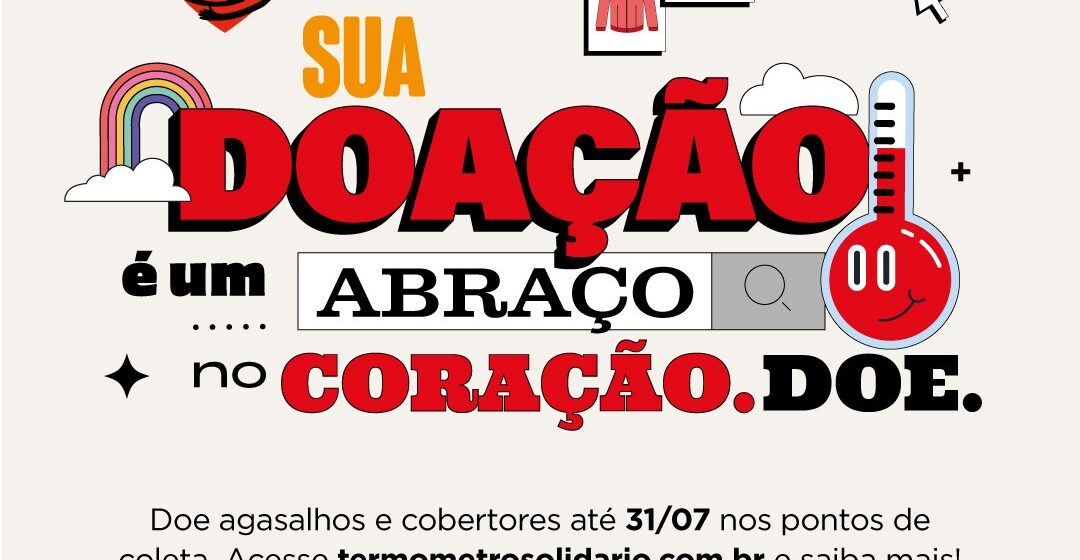 Últimos dias para contribuir com a campanha Termômetro Solidário