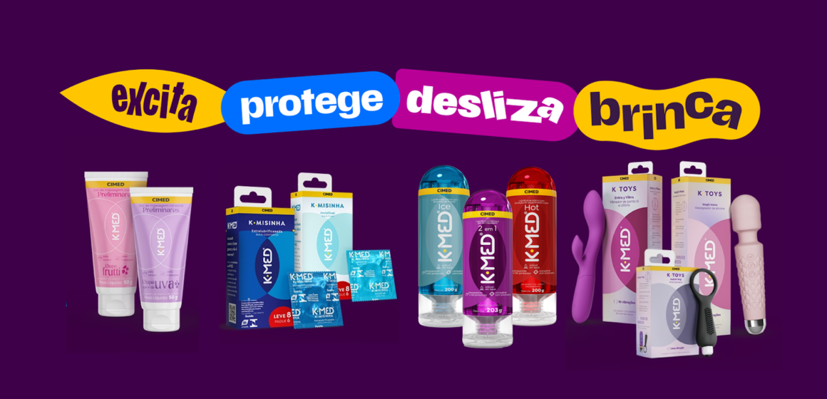 K-Med, marca de bem-estar sexual da Cimed, anuncia rebranding de seus produtos