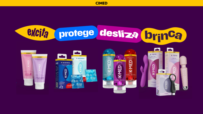 K-Med, marca de bem-estar sexual da Cimed, anuncia rebranding de seus produtos