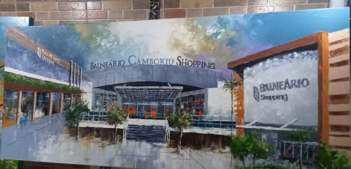 Exposição de arte de Fernando Teixeira marca aniversário de 17 anos do Balneário Shopping